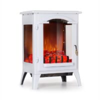 Design elektrische open haard gietijzeren kachel met Ember Flame-effecten